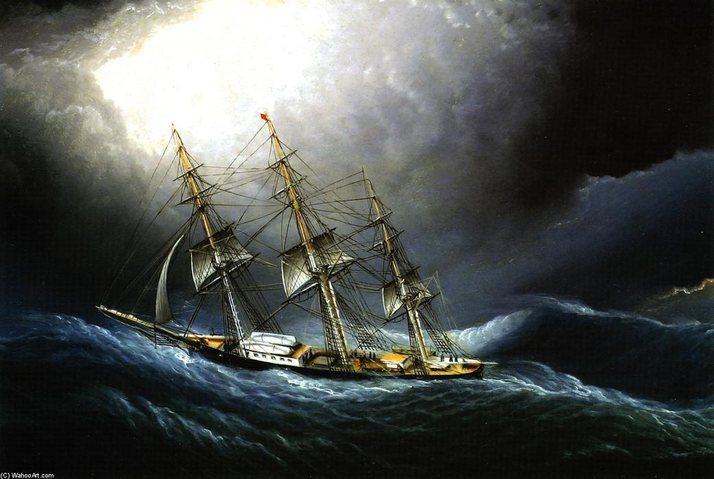 Clipper Ship At Cape Horn — James Edward Buttersworth