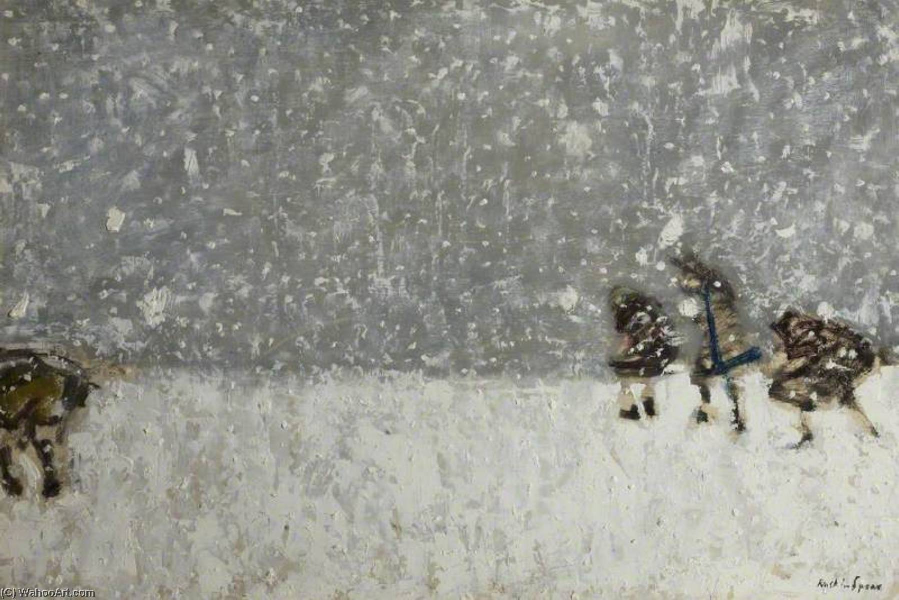Children In The Snow — Ruskin Spear