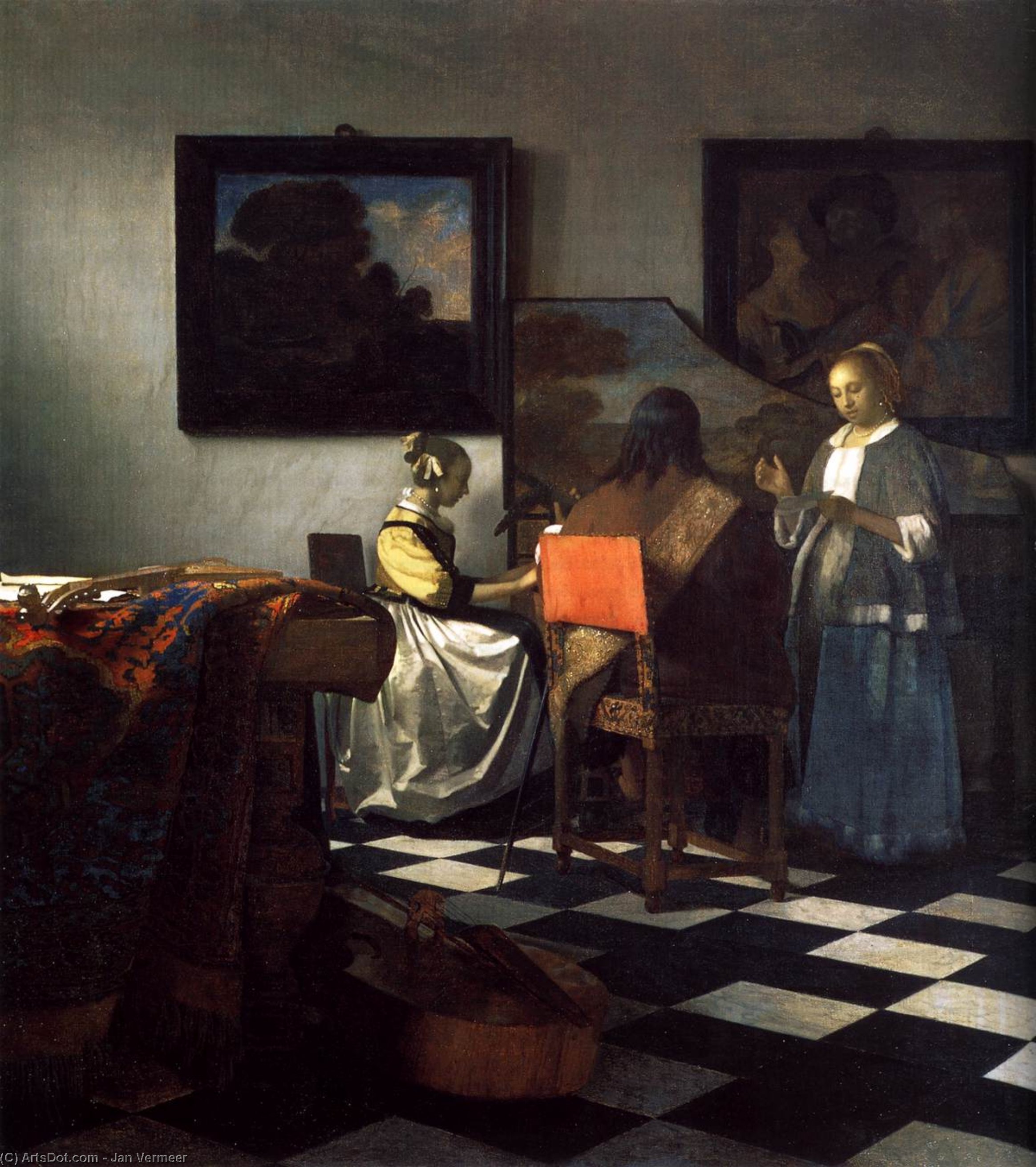 The Concert — Johannes Vermeer