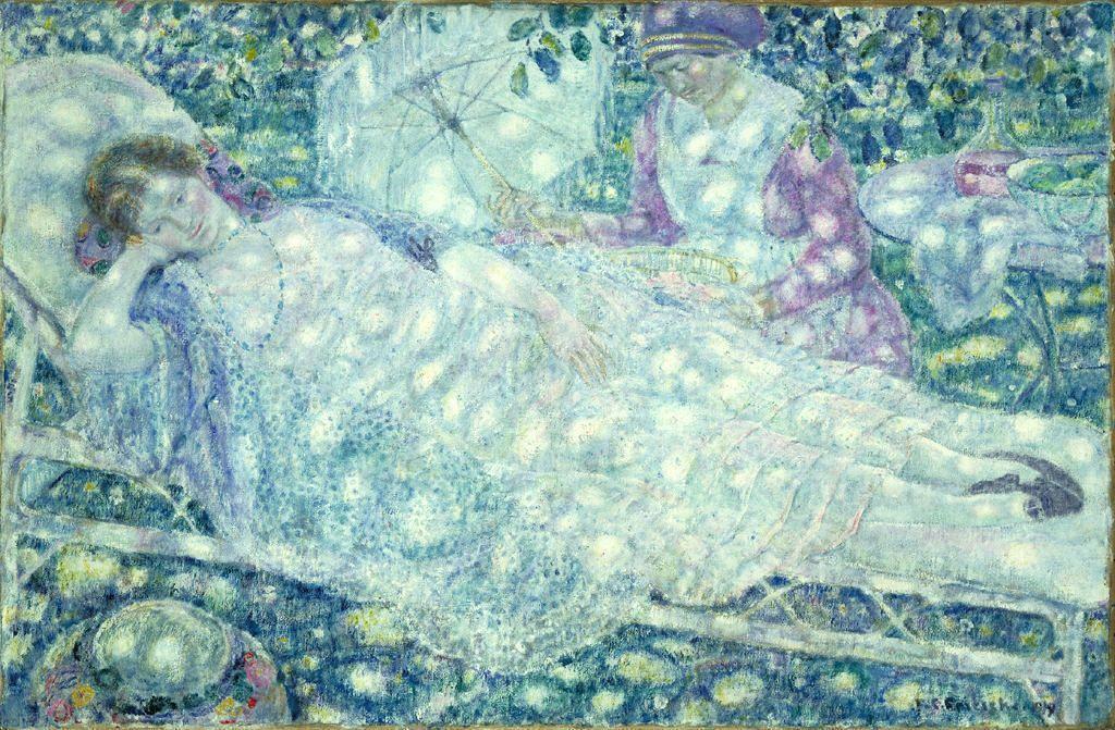 La Chaise Longue — Frederick Carl Frieseke