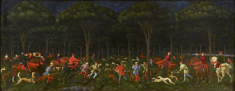 The Hunt In The Forest — Paolo Uccello
