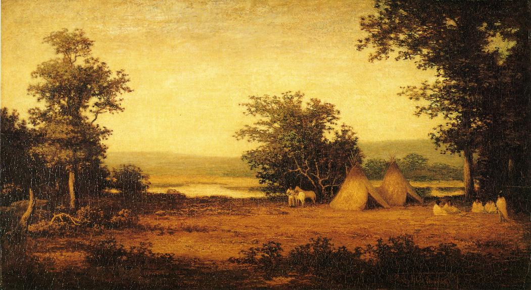Indian Encampment On The James River, North Dakota — Ralph Albert Blakelock