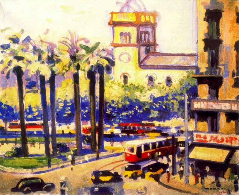 Barcelona. Plaza Universitat — Josep Mompou Dencausse