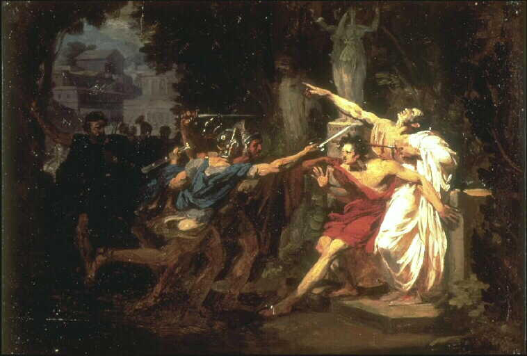 La Mort De Caius Gracchus — Auvray Félix