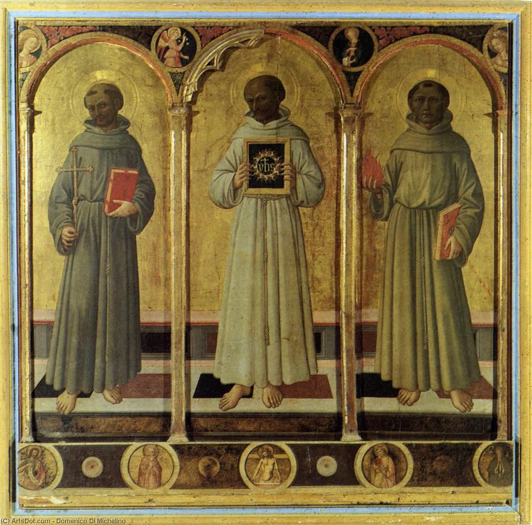 Three Franciscan Saints — Domenico Di Michelino