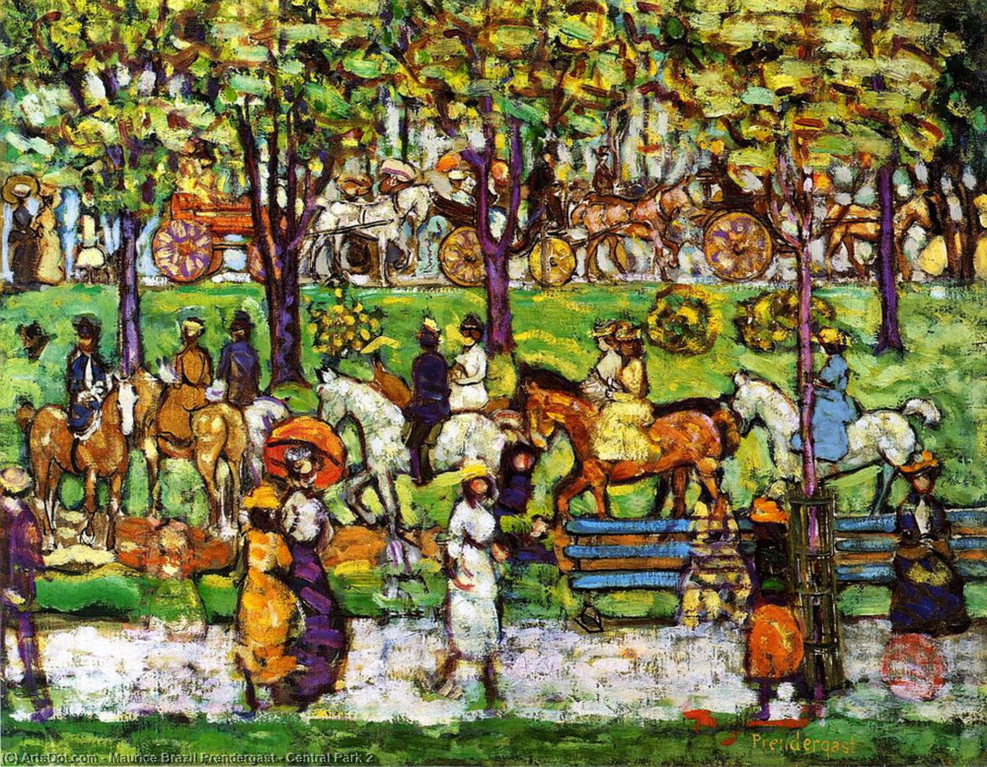 Central Park 2 — Maurice Brazil Prendergast