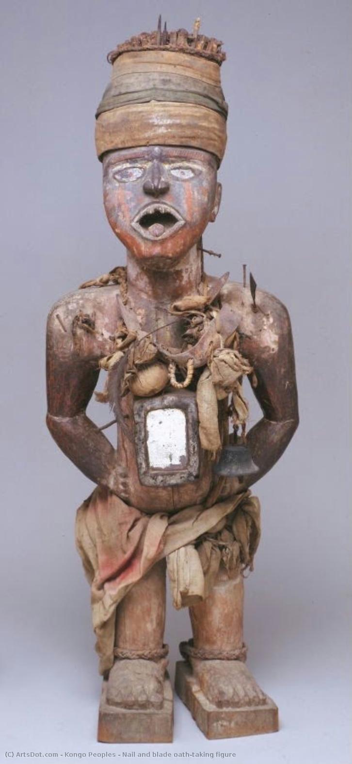 Nail And Blade Oath-taking Figure — Kongo Peoples