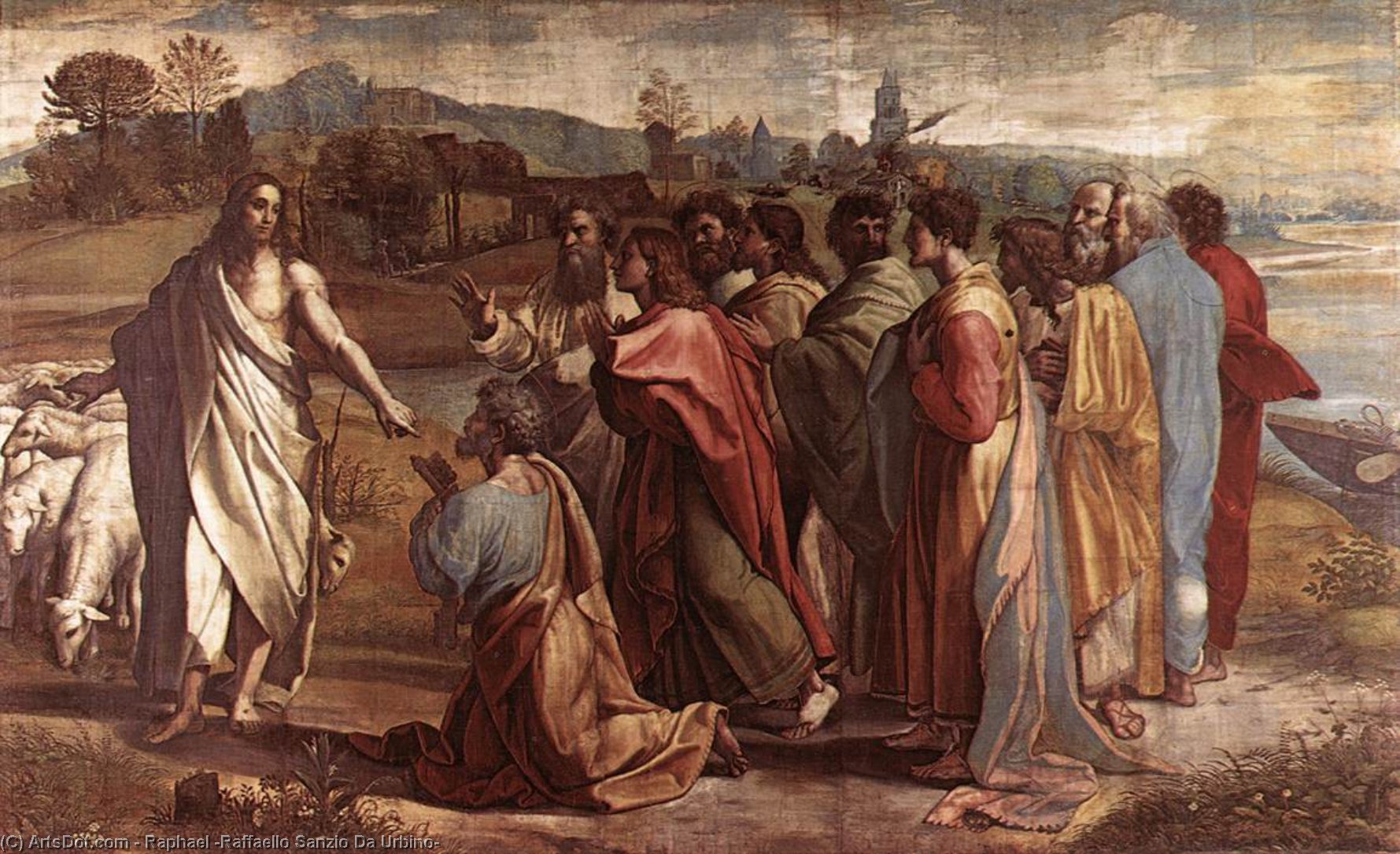 The Handing-over The Keys — Raphael