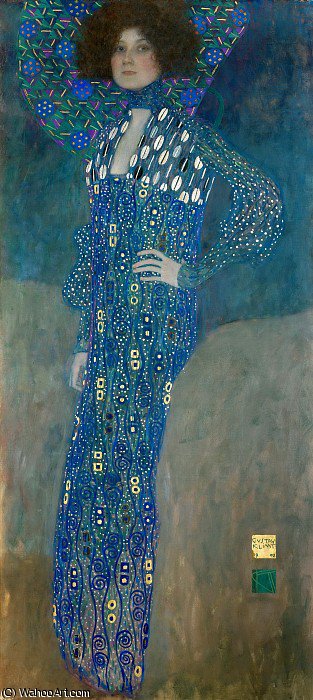 Portrait Of Emilie Floge — Gustav Klimt