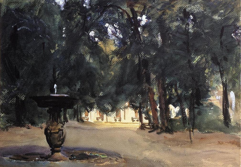 Villa Torlonia Fountain — John Singer Sargent