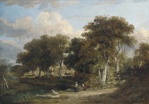 Faggot Gatherers By A Stream — James Stark