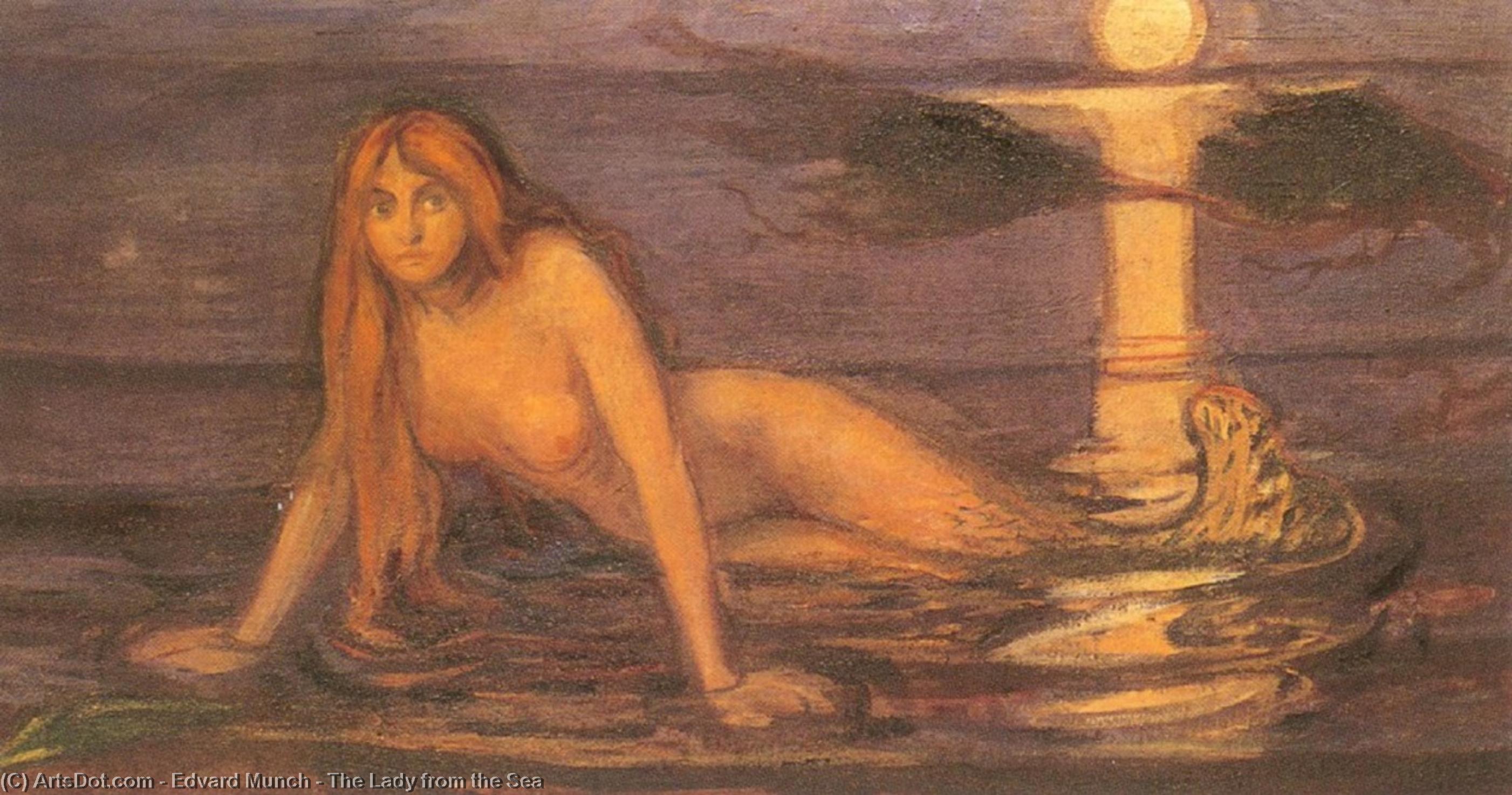The Lady From The Sea — Edvard Munch