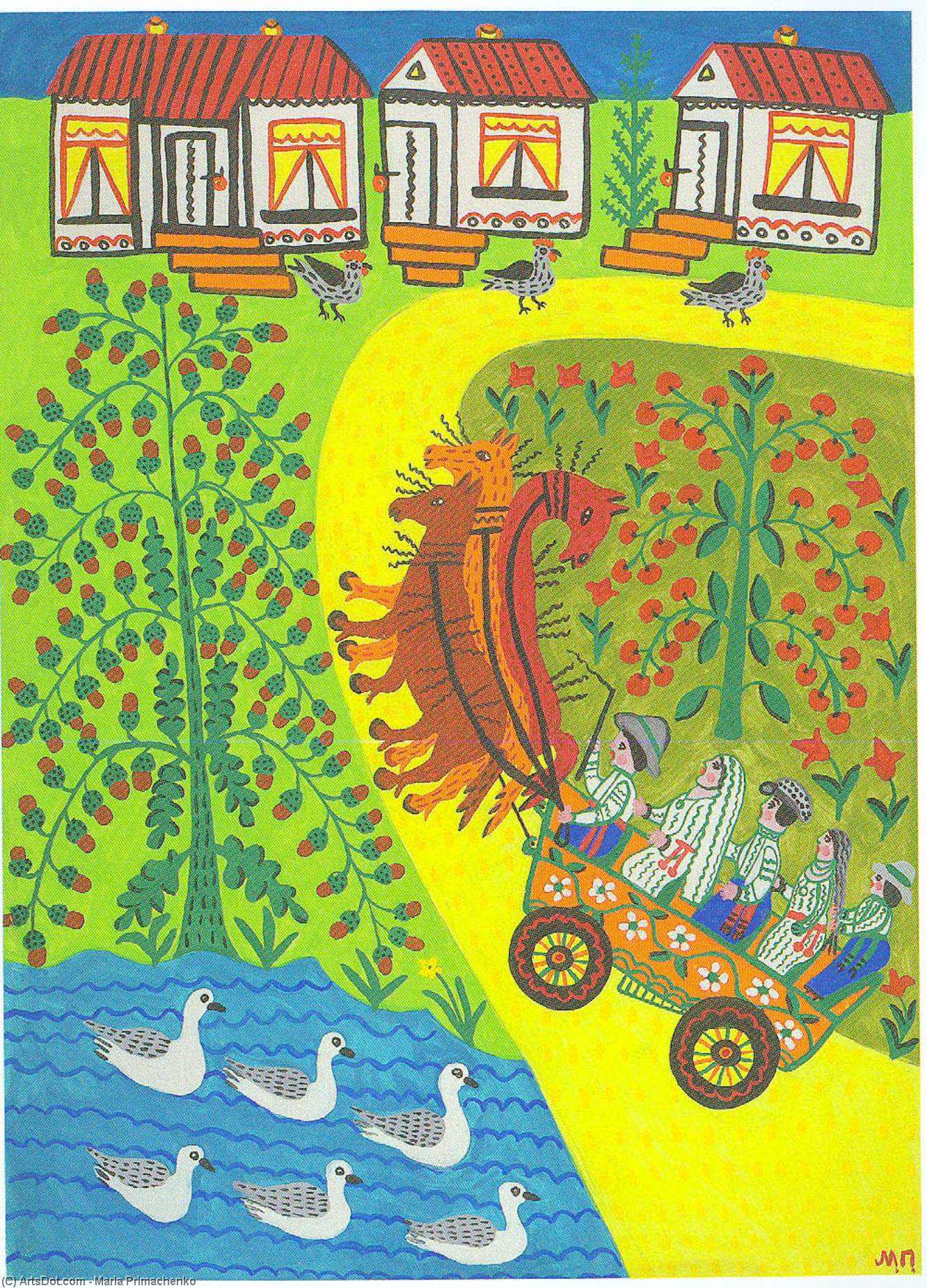 Ukrainian Wedding — Maria Primachenko