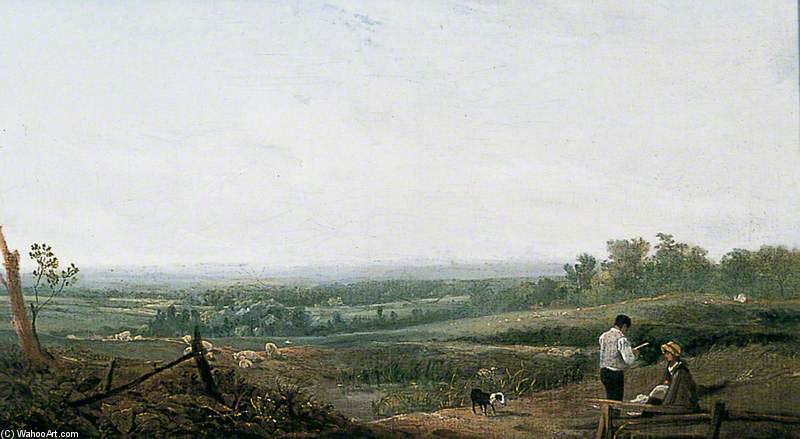 A Swiss Landscape — Sir Augustus Wall Callcott