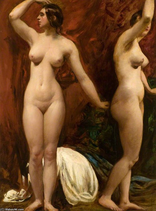 Studies Of A Female Model — William Etty