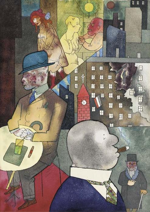 Quer Durch Berlin N. — George Grosz