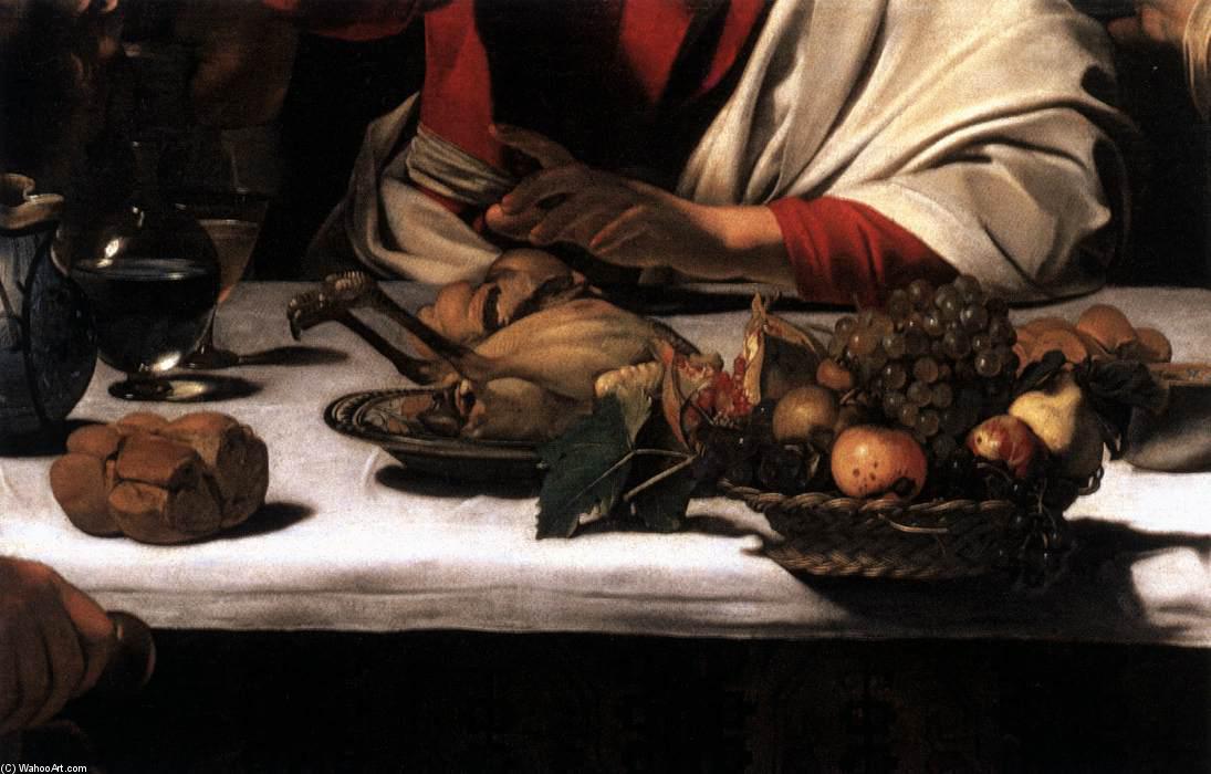 Supper At Emmaus (detail) (16) — Caravaggio