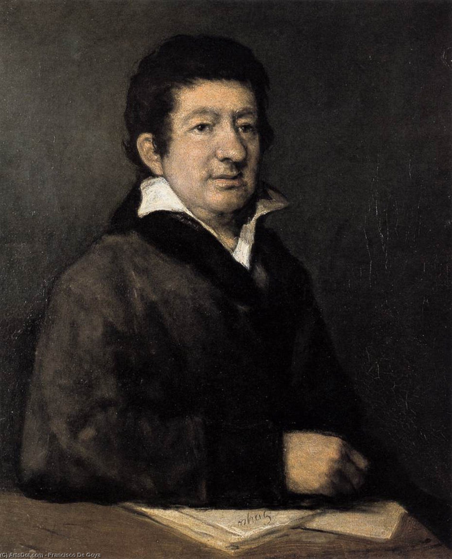 Portrait Of The Poet Moratín — Francisco José De Goya Y Lucientes