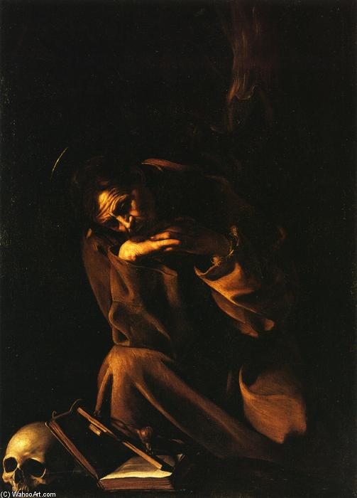Saint Francis In Meditation — Caravaggio