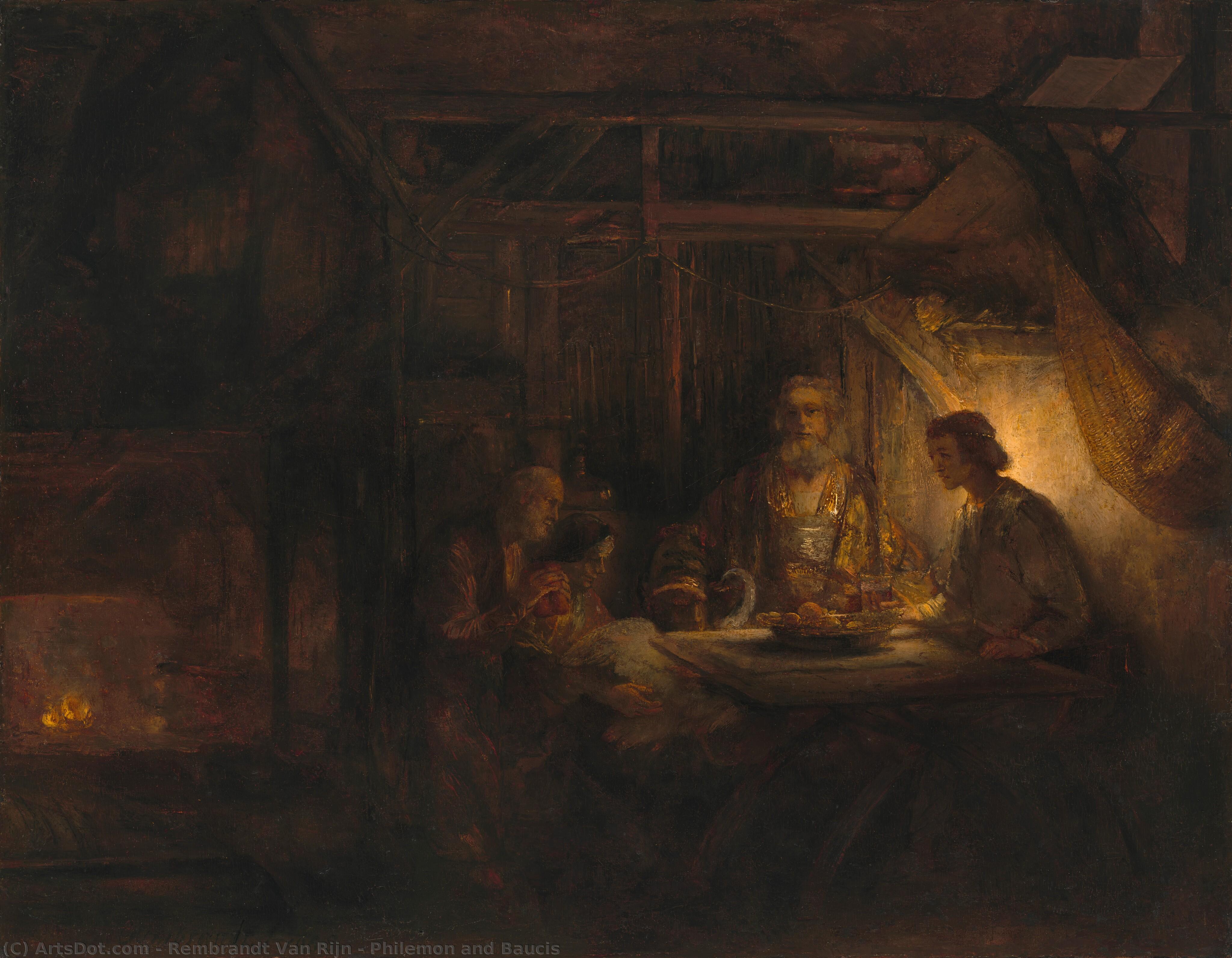 Philemon And Baucis — Rembrandt Van Rijn