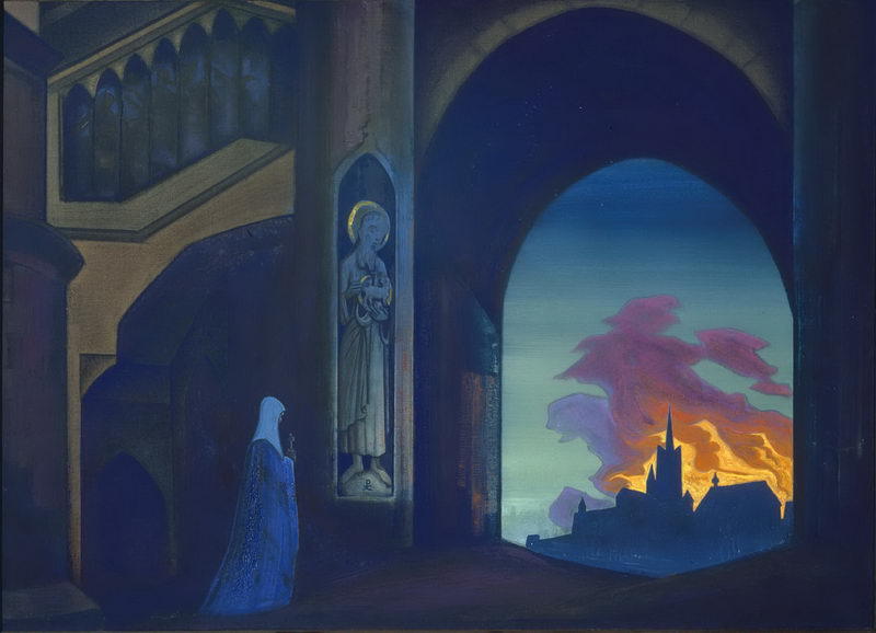 Saint Genevieve — Nicholas Roerich