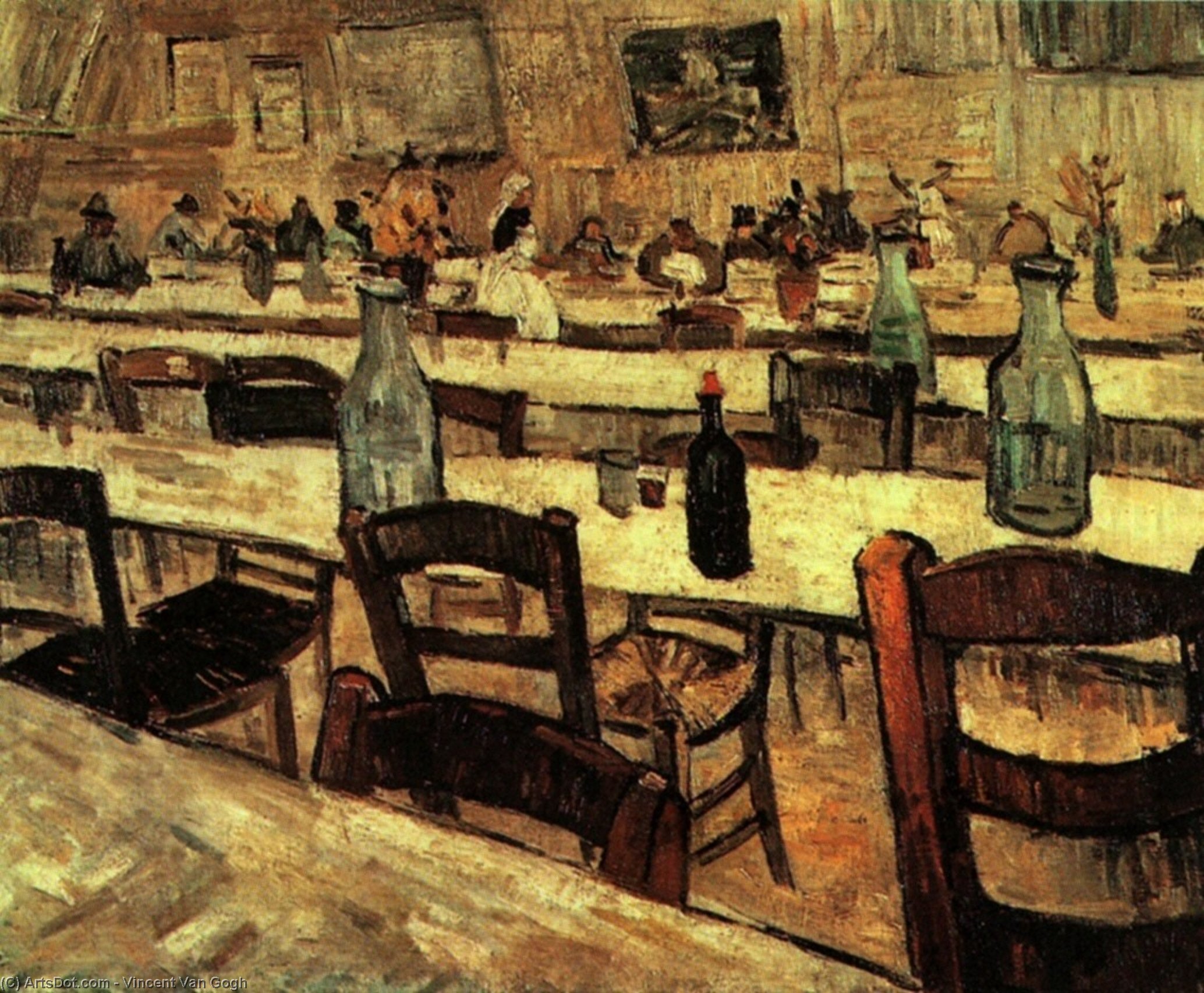 Interior Of A Restaurant In Arles — Vincent Willem Van Gogh