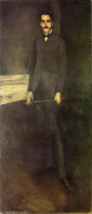 Portrait Of George W. Vanderbilt — James Abbott Mcneill Whistler