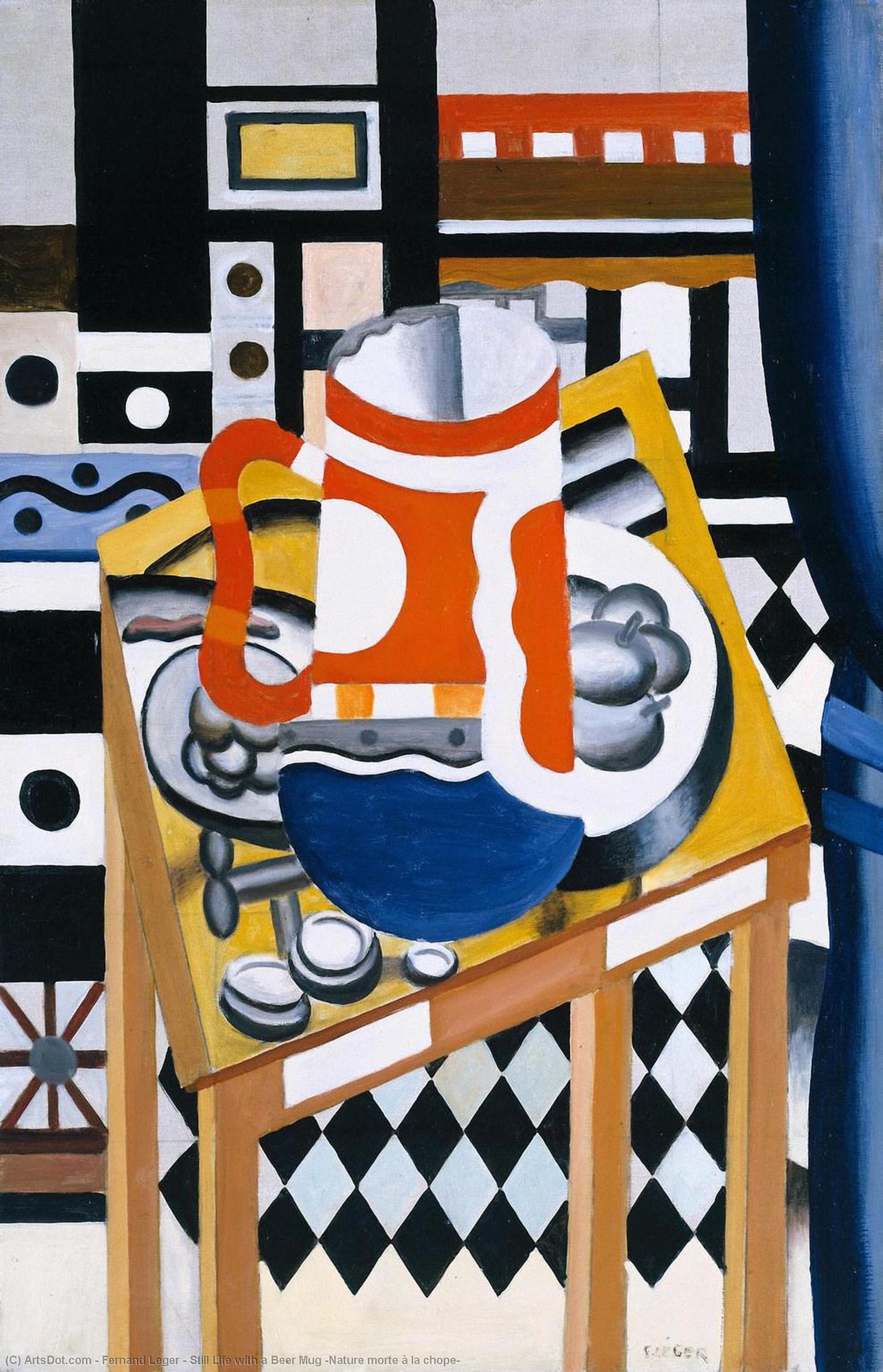 Still Life With A Beer Mug (nature Morte À La Chope) — Fernand Léger