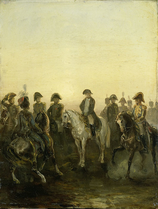 Napoleon And His Staff — Charles Rochussen