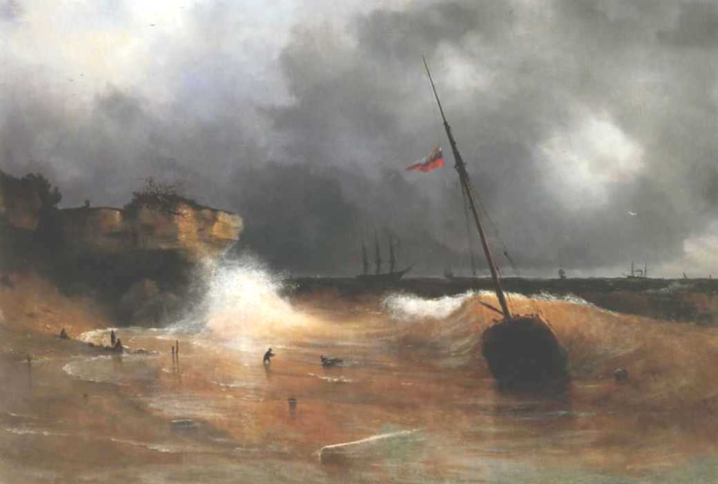 The Gale On Sea Is Over — Ivan Konstantinovich Aivazovsky