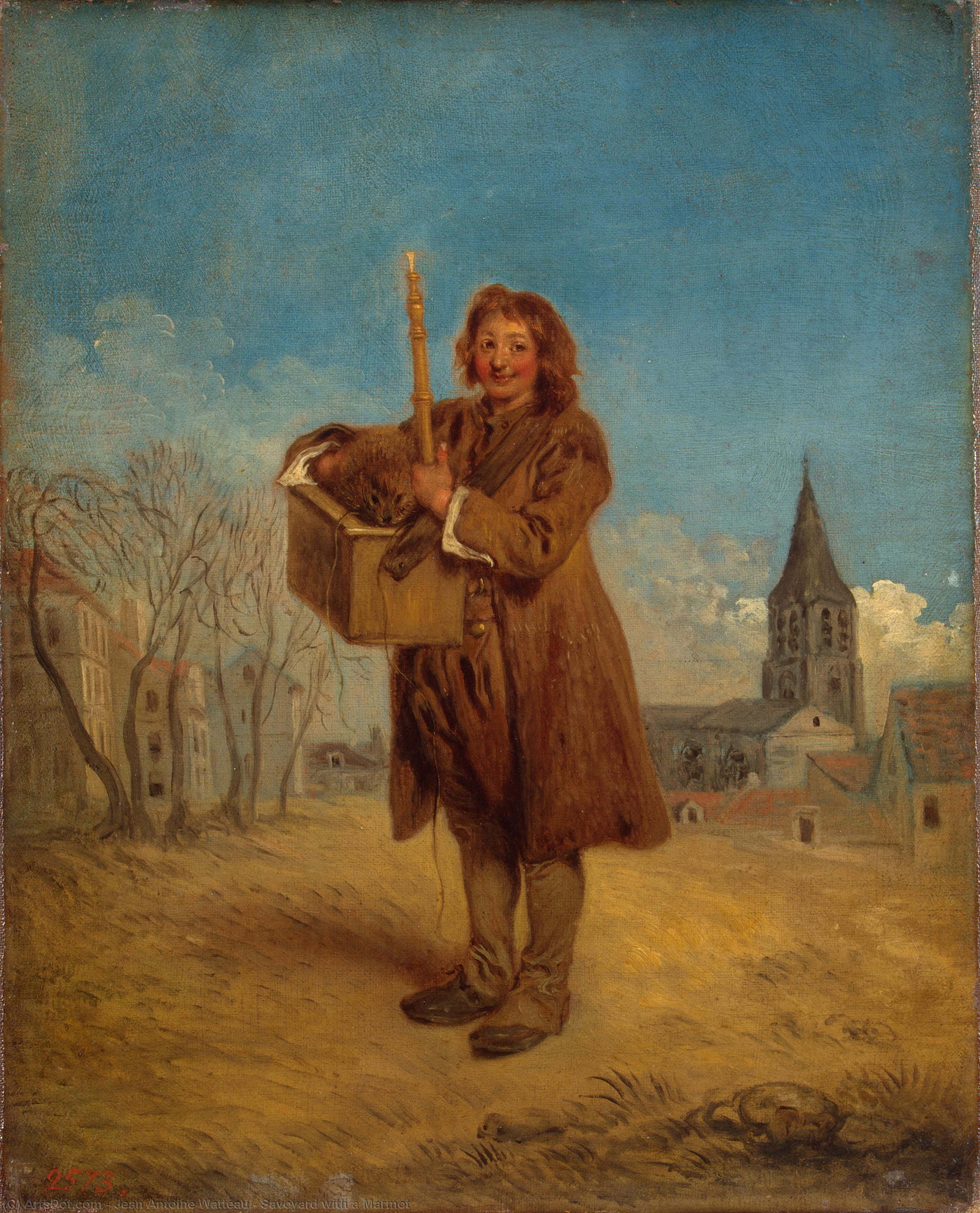Savoyard With A Marmot — Jean-antoine Watteau