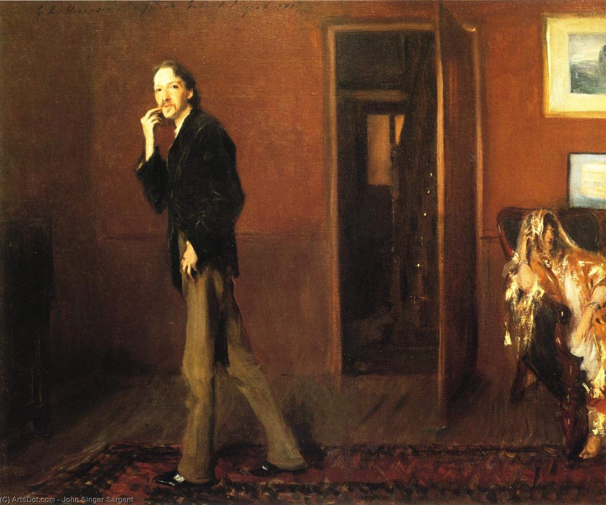 Robert Louis Stevenson And His Wife — John Singer Sargent