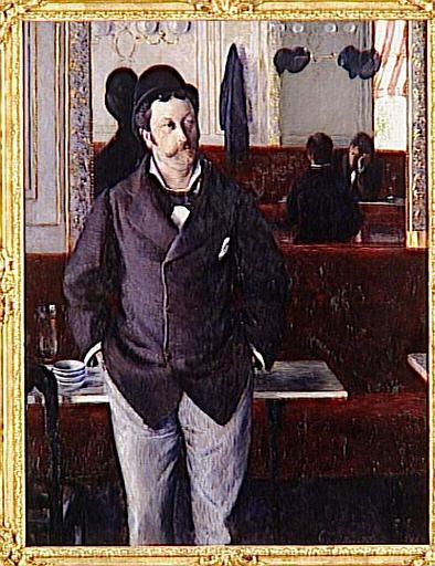 Au Cafe — Gustave Caillebotte