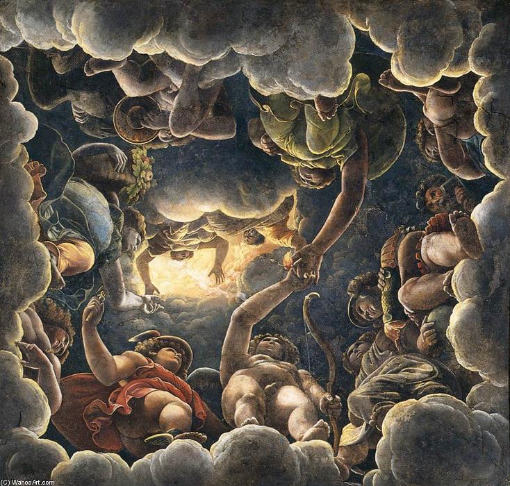 Vaulted Ceiling (detail) (18) — Giulio Romano