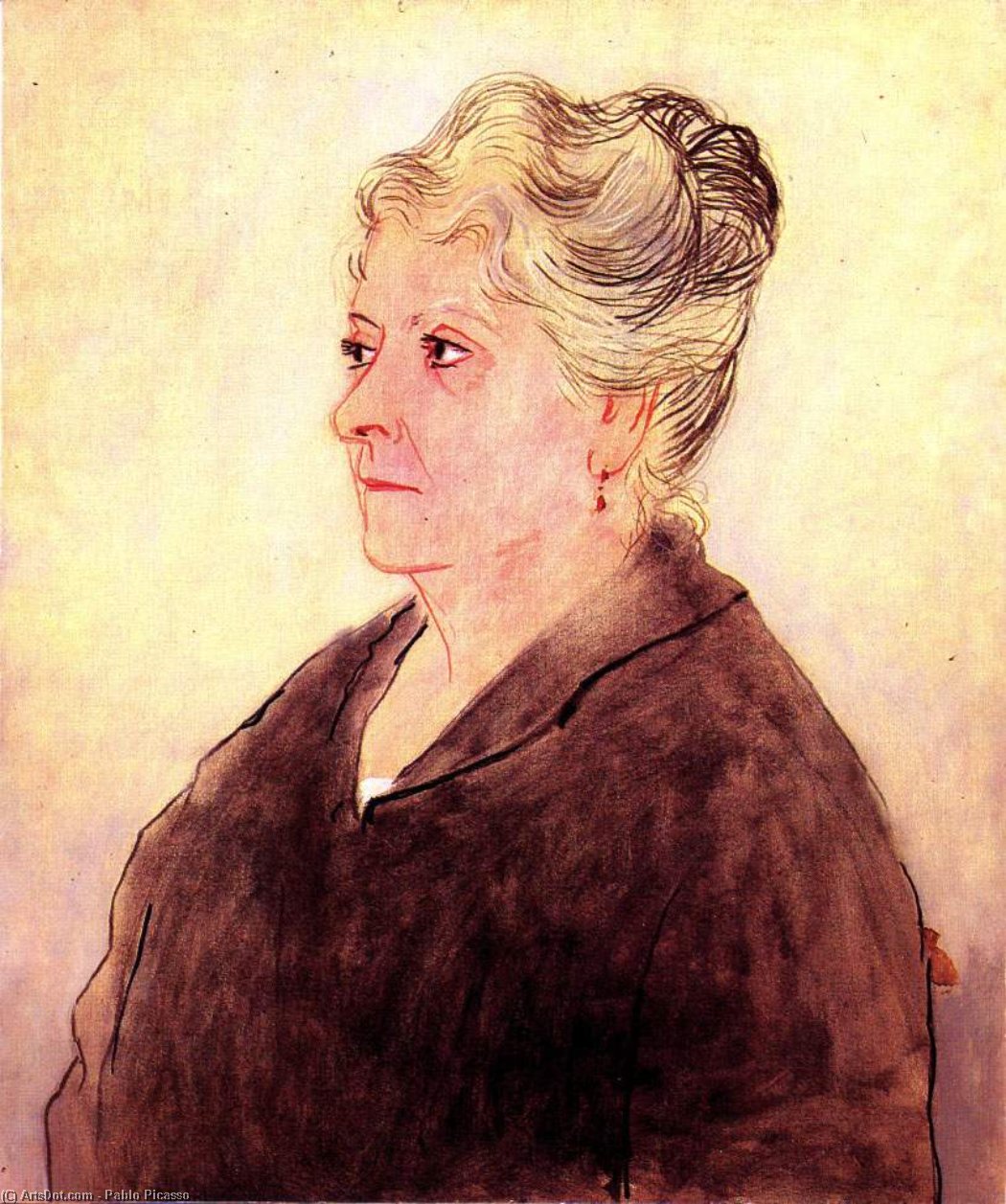 Portrait De Dona Maria — Pablo Picasso