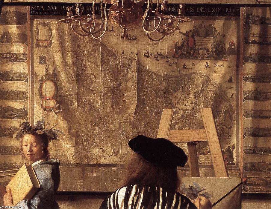 The Art Of Painting (detail) — Johannes Vermeer