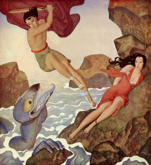 Perseus Und Andromeda — Edmund Dulac