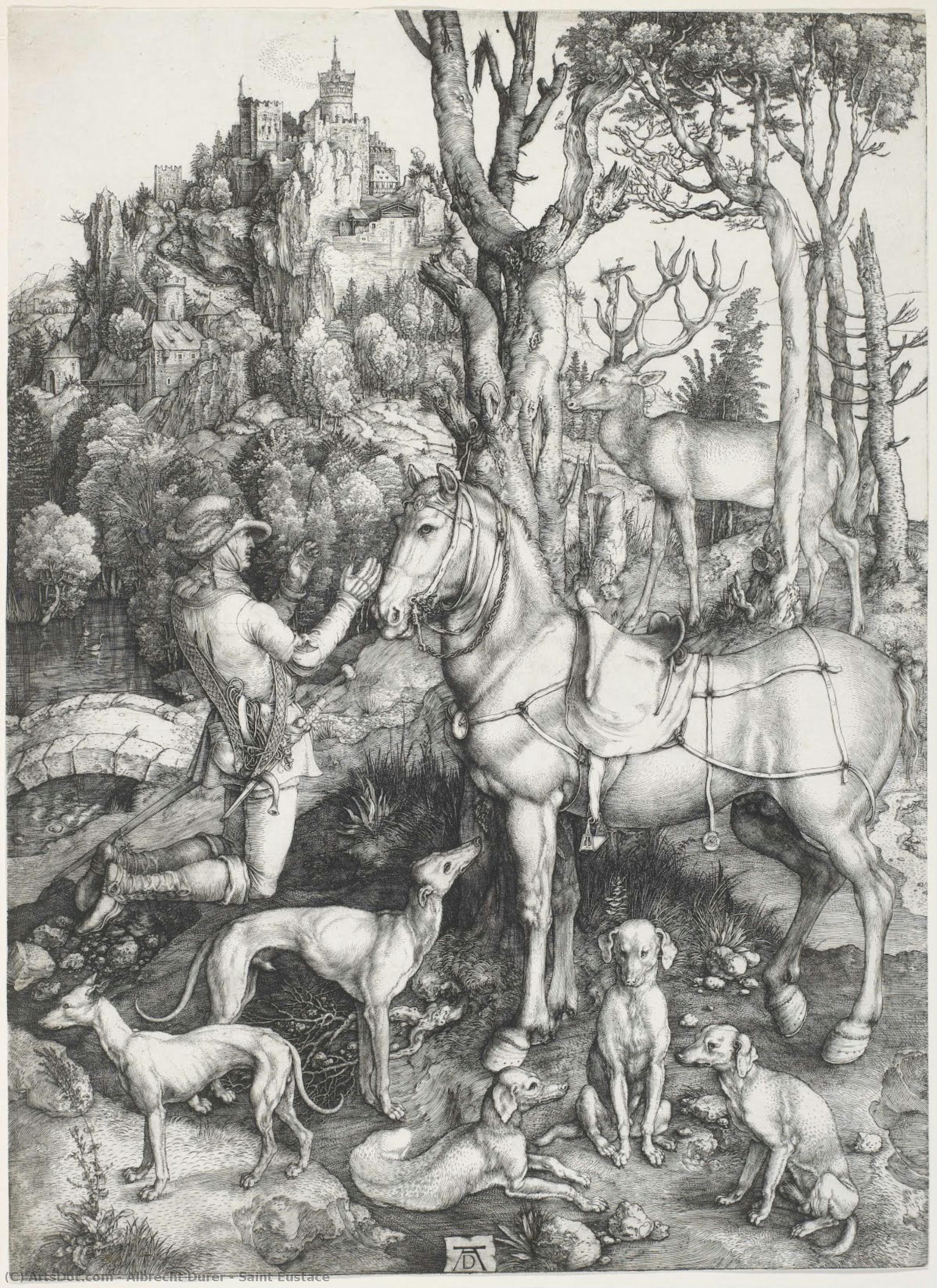 Saint Eustace — Albrecht Dürer