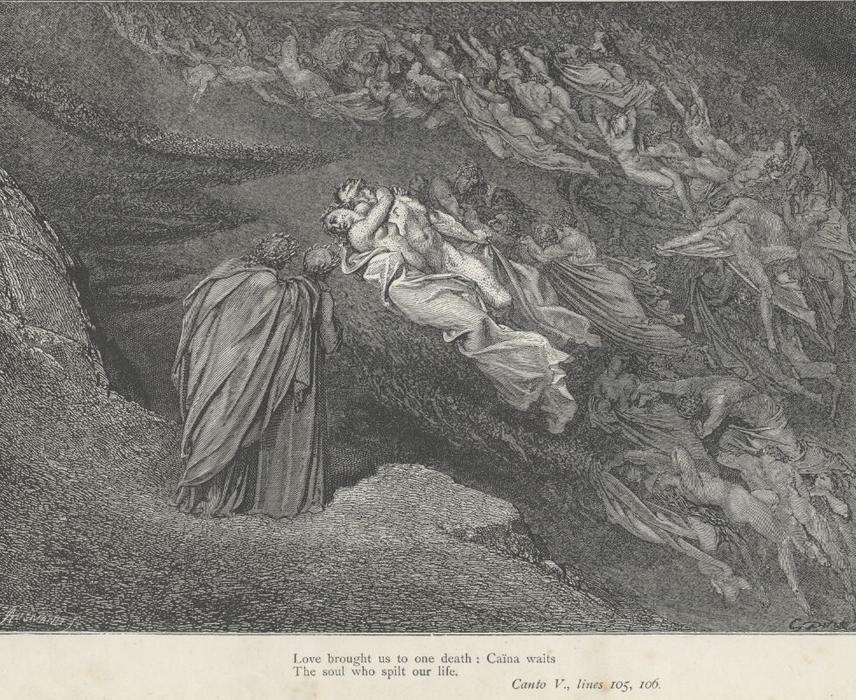 Inferno Canto 5 — Paul Gustave Doré