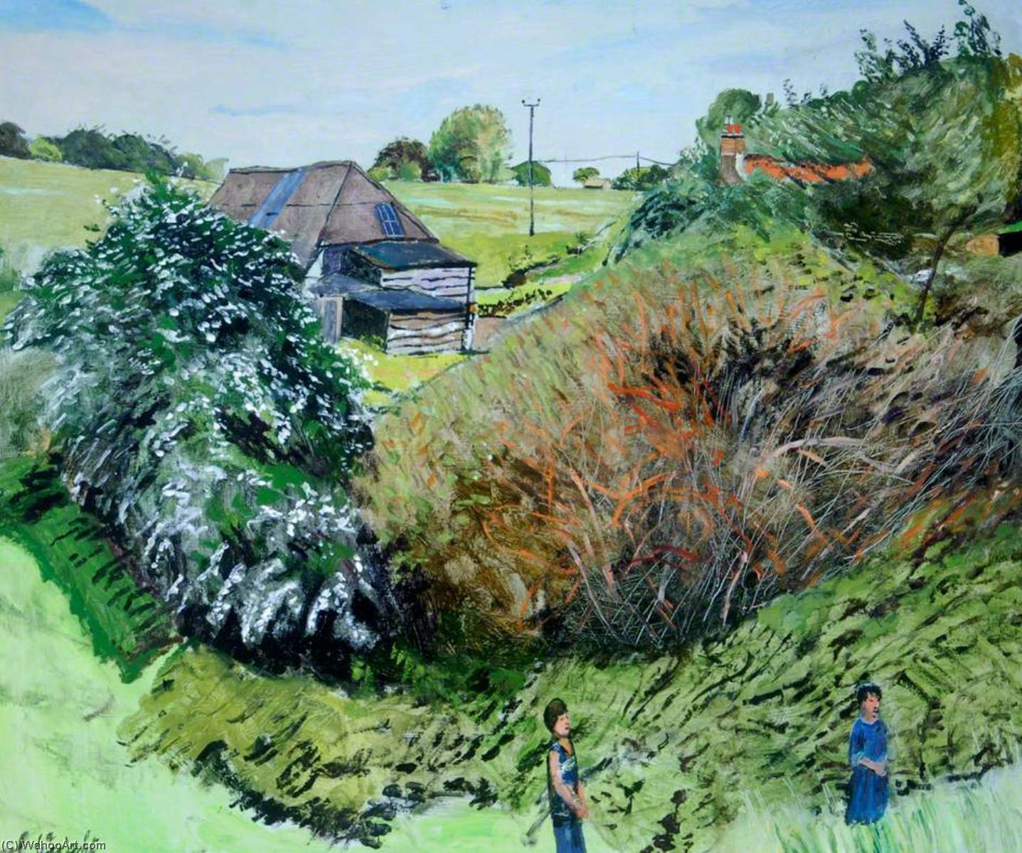 Landscape With Two Figures — Carel Victor Morlais Weight