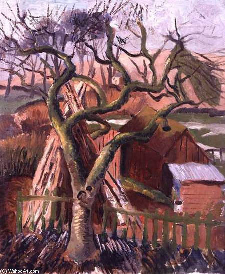 Landscape At Broadchalke, View From The Doctor's Window — Christopher Wood