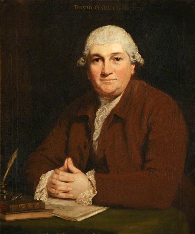 David Garrick (1717–1779) ‘the Prologue Portrait’ — Sir Joshua Reynolds