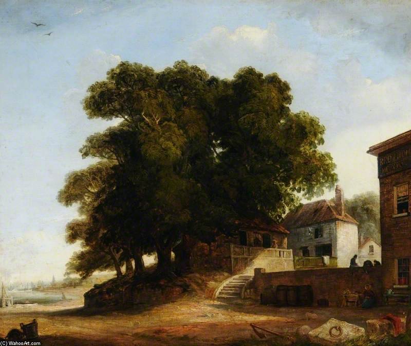 Northfleet, Near Greenwich, London — Sir Augustus Wall Callcott