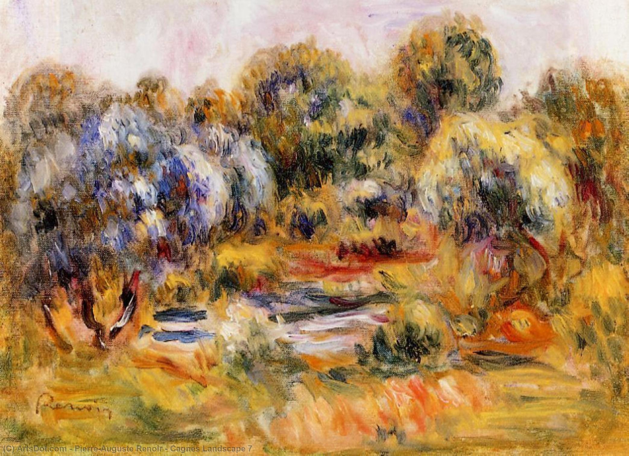 Cagnes Landscape 7 — Pierre-auguste Renoir