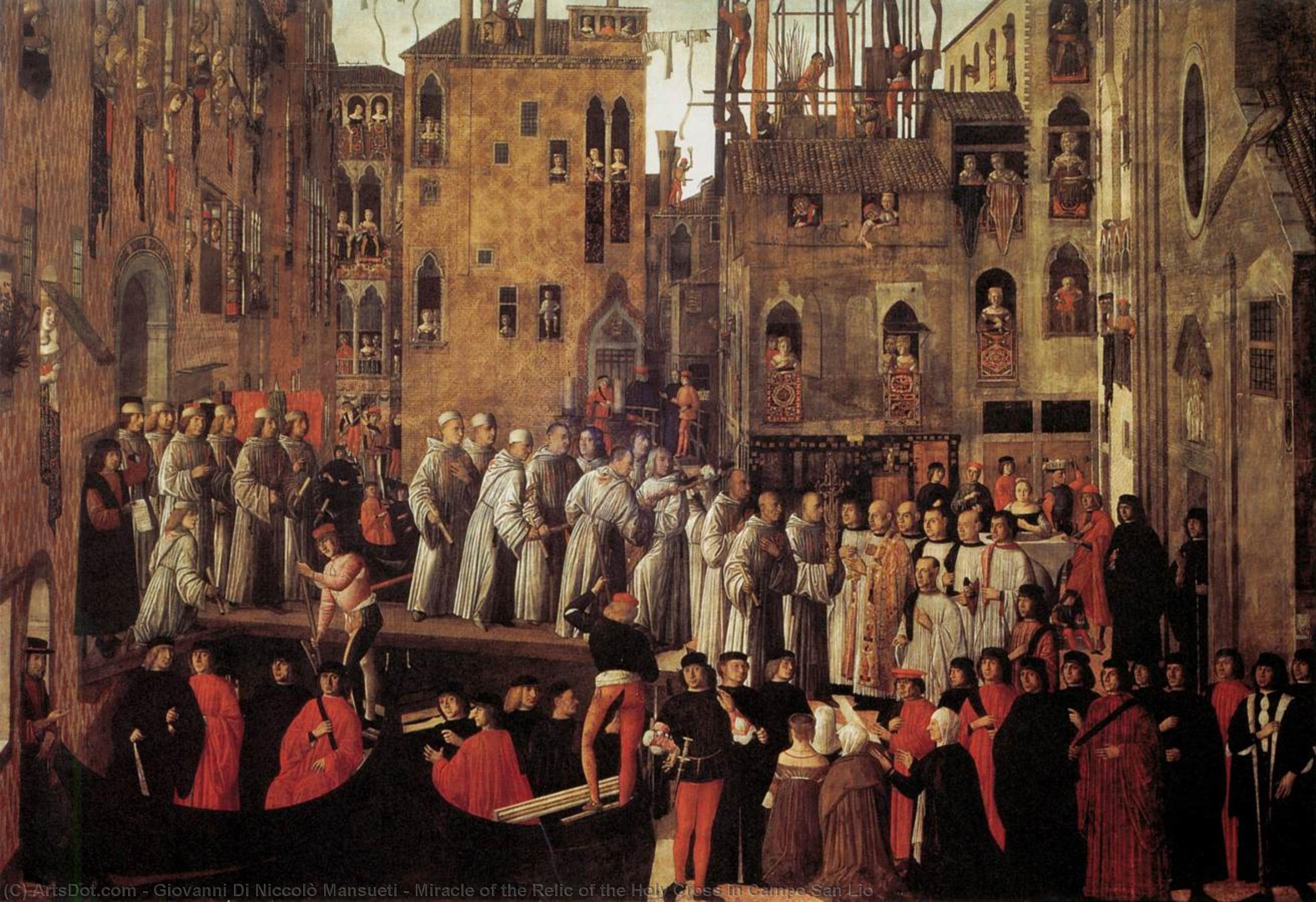 Miracle Of The Relic Of The Holy Cross In Campo San Lio — Giovanni Di Niccolò Mansueti