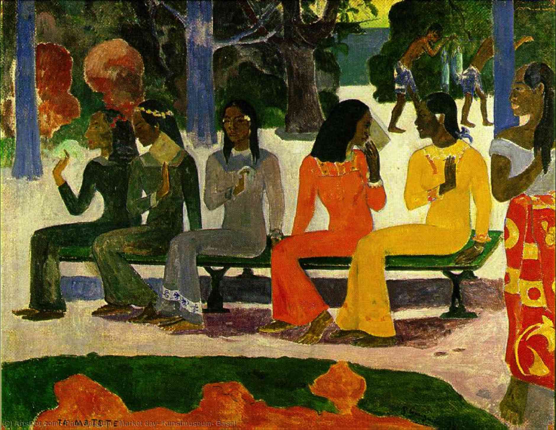 Market Day, Kunstmuseum, Basel — Eugène Henri Paul Gauguin