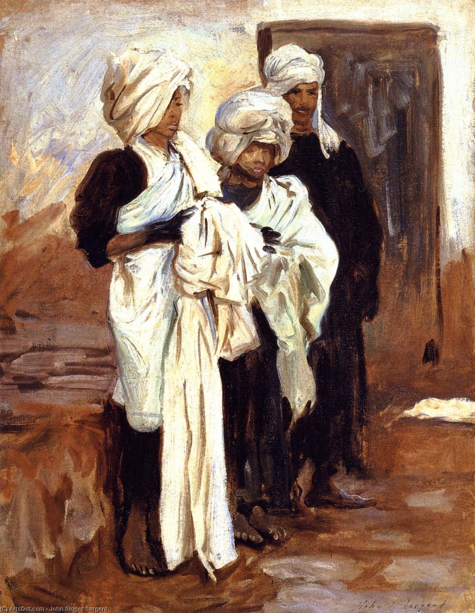 Interior Of A Bath House — John Singer Sargent