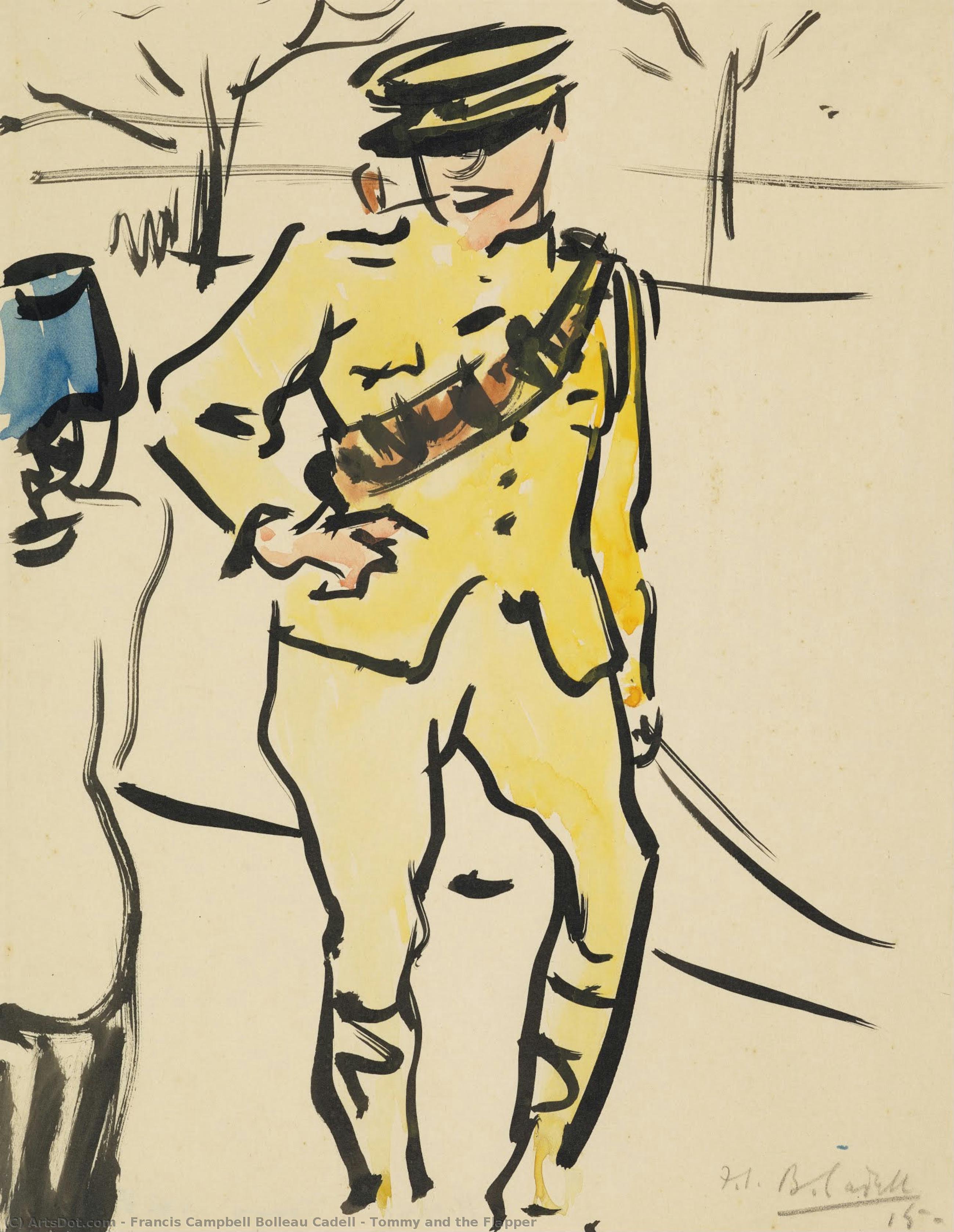 Tommy And The Flapper — Francis Campbell Bolleau Cadell