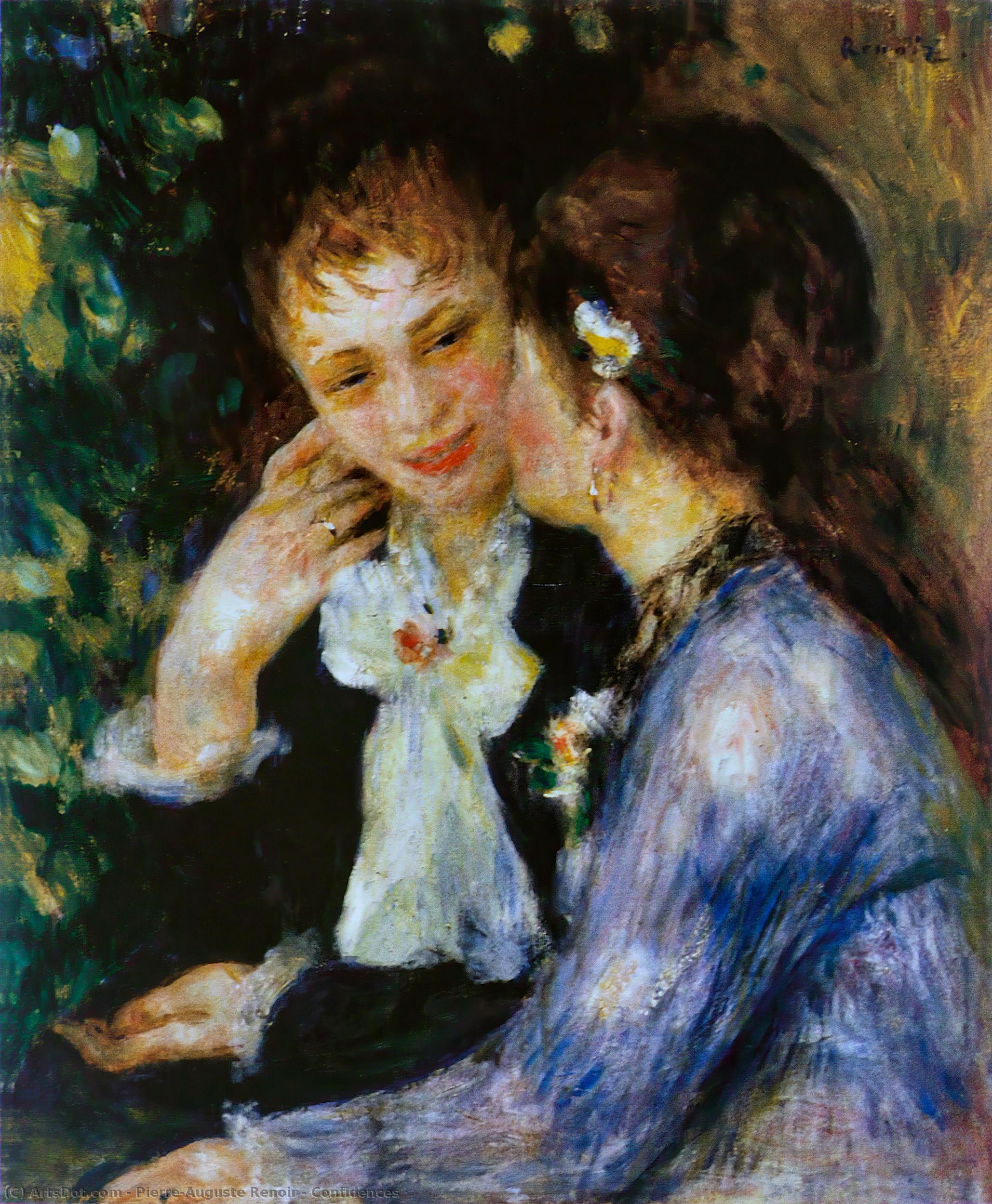 Confidences — Pierre-auguste Renoir