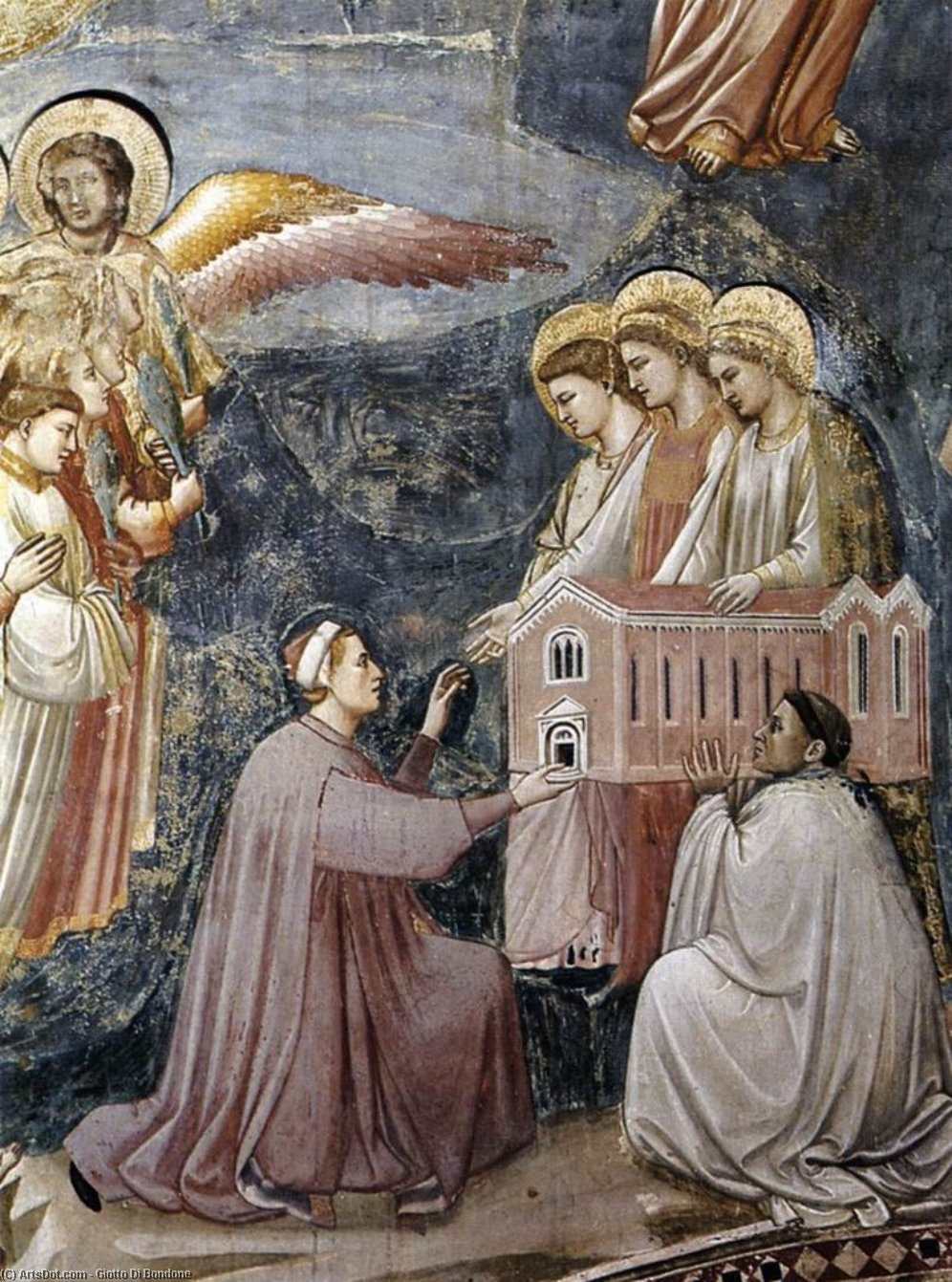 Last Judgment (detail 9) (cappella Scrovegni (arena Chapel), Padua) — Giotto Di Bondone